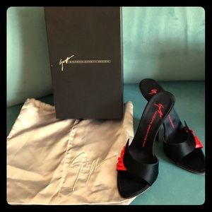 Giuseppe zanotti Design evening  hi heel mule